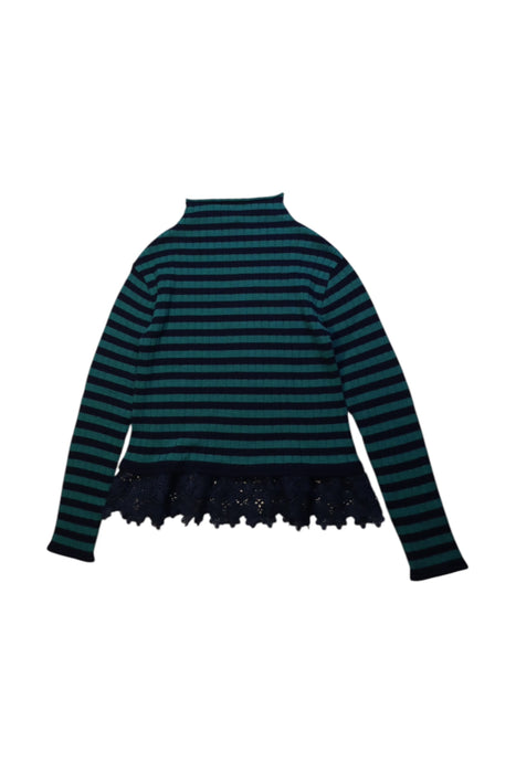 A Navy Long Sleeve Tops from Nicholas & Bears in size 10Y for girl. (Front View)