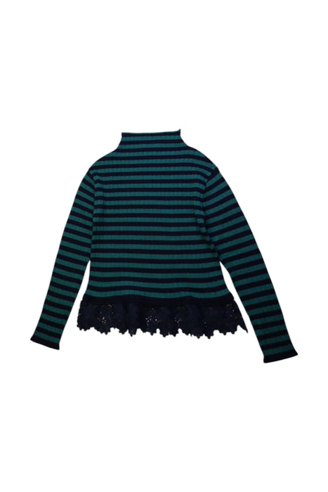 A Navy Long Sleeve Tops from Nicholas & Bears in size 10Y for girl. (Back View)