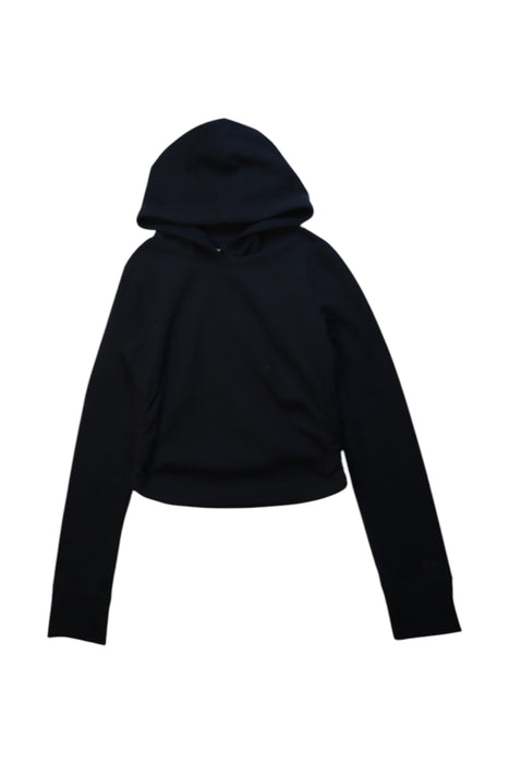 A Black Hooded Sweatshirts from Abercrombie & Fitch in size 9Y for girl. (Front View)