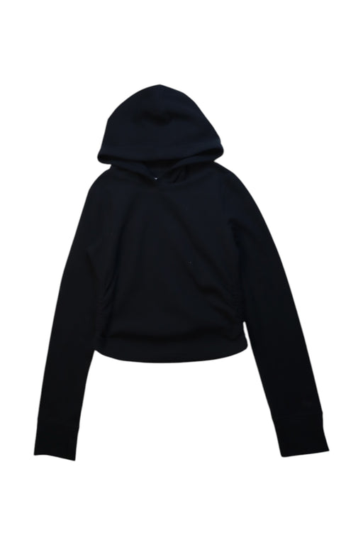 A Black Hooded Sweatshirts from Abercrombie & Fitch in size 9Y for girl. (Front View)