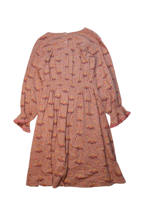 A Pink Long Sleeve Dresses from Louise Misha in size 8Y for girl. (Back View)