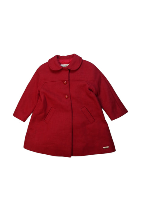 A Red Coats from Pili Carrera in size 2T for girl. (Front View)