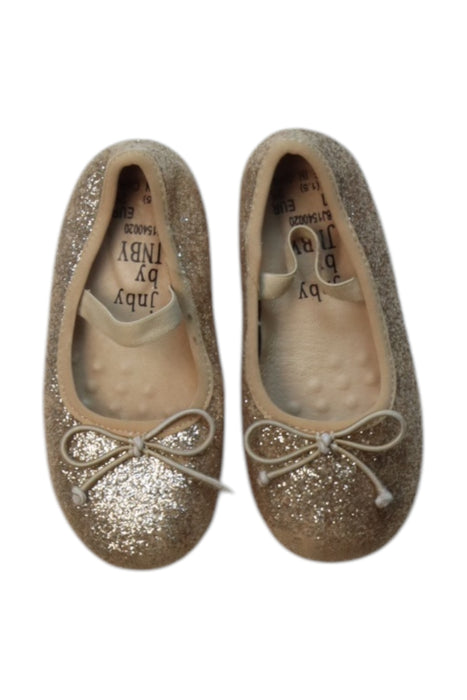 A Gold Flats from jnby by JNBY in size 4T for girl. (Back View)