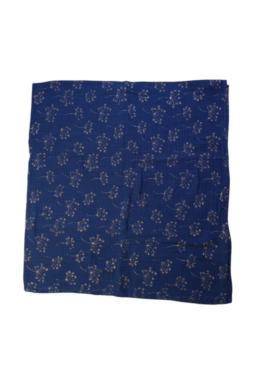 A Blue Swaddles from Aden & Anais in size O/S for neutral. (Front View)