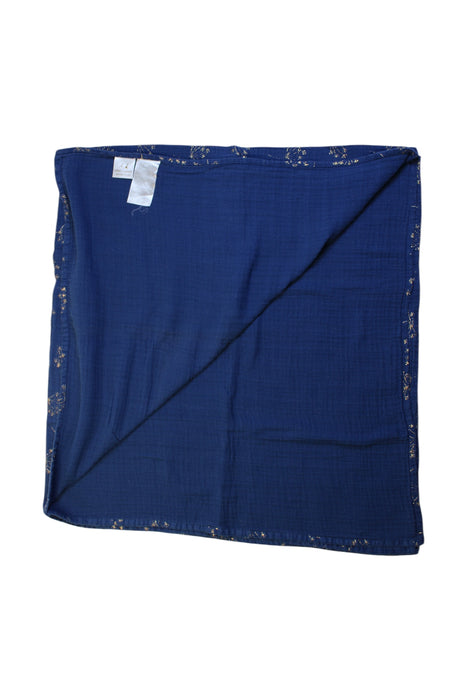 A Blue Swaddles from Aden & Anais in size O/S for neutral. (Back View)