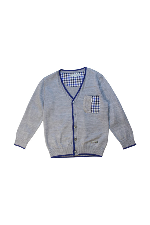 A Grey Cardigans from Nicholas & Bears in size 4T for boy. (Front View)