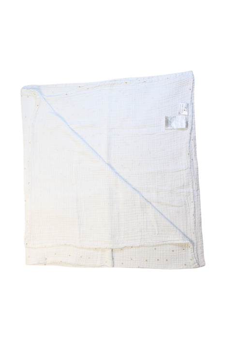 A White Blankets from Aden & Anais in size O/S for neutral. (Back View)