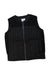 A Black Outerwear Vests from Kingkow in size 6T for boy. (Front View)
