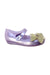 A Purple Flats from Mini Melissa in size 4T for girl. (Front View)