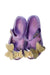 A Purple Flats from Mini Melissa in size 4T for girl. (Back View)