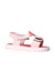 A Pink Sandals from Mini Melissa in size 4T for girl. (Front View)