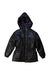 A Black Puffer/Quilted Coats & Outerwear from La Compagnie des Petits in size 6T for girl. (Front View)