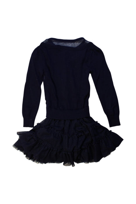 A Black Sweater Dresses from Nicholas & Bears in size 4T for girl. (Back View)