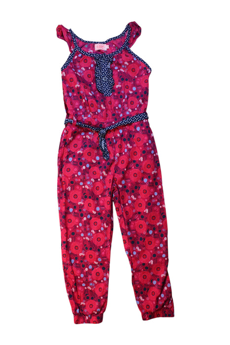 A Multicolour Sleeveless Rompers from La Compagnie des Petits in size 5T for girl. (Front View)