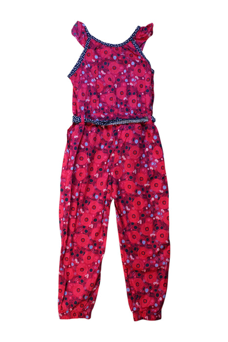 A Multicolour Sleeveless Rompers from La Compagnie des Petits in size 5T for girl. (Back View)