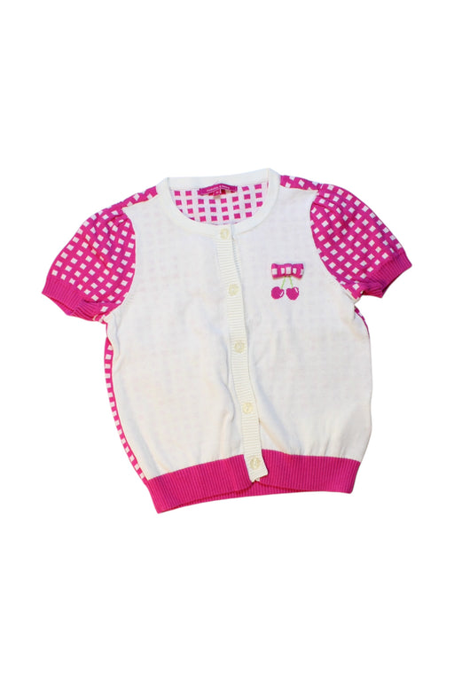 A Pink Cardigans from Nicholas & Bears in size 4T for girl. (Front View)