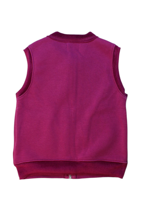 A Purple Outerwear Vests from La Compagnie des Petits in size 5T for girl. (Back View)