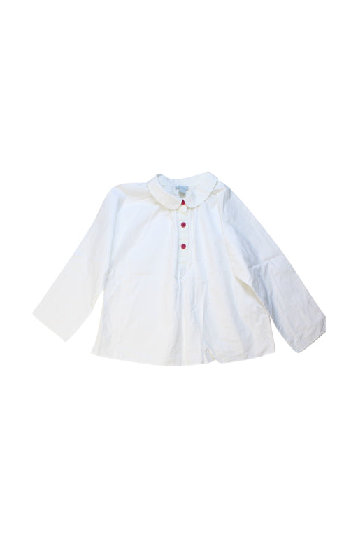 A White Long Sleeve Shirts from COS in size 4T for girl. (Front View)