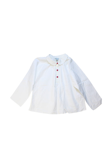 A White Long Sleeve Shirts from COS in size 4T for girl. (Front View)