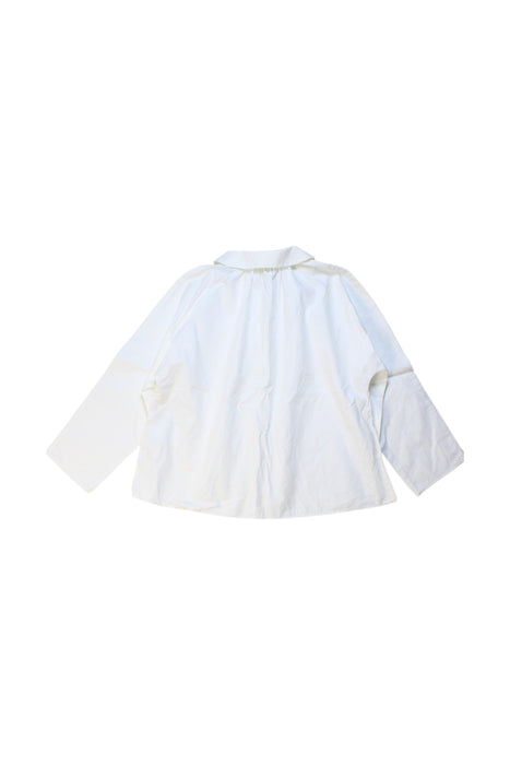 A White Long Sleeve Shirts from COS in size 4T for girl. (Back View)