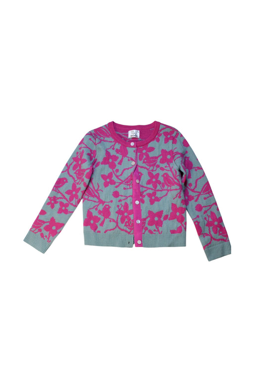 A Pink Cardigans from Kingkow in size 8Y for girl. (Front View)