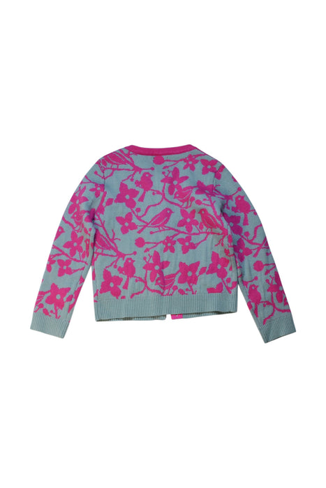 A Pink Cardigans from Kingkow in size 8Y for girl. (Back View)