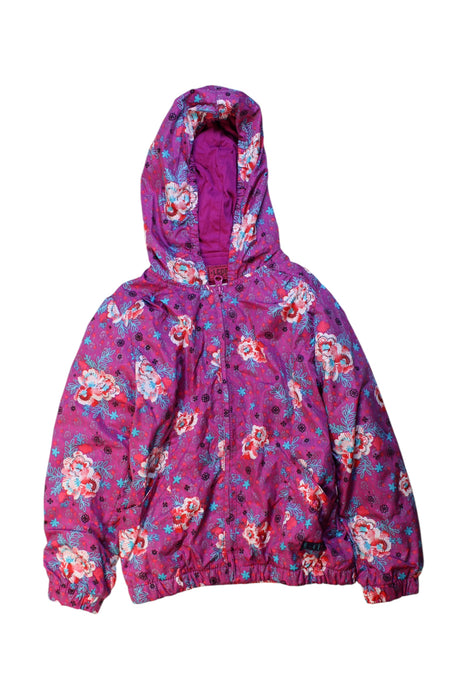 A Multicolour Puffer/Quilted Coats & Outerwear from La Compagnie des Petits in size 6T for girl. (Front View)