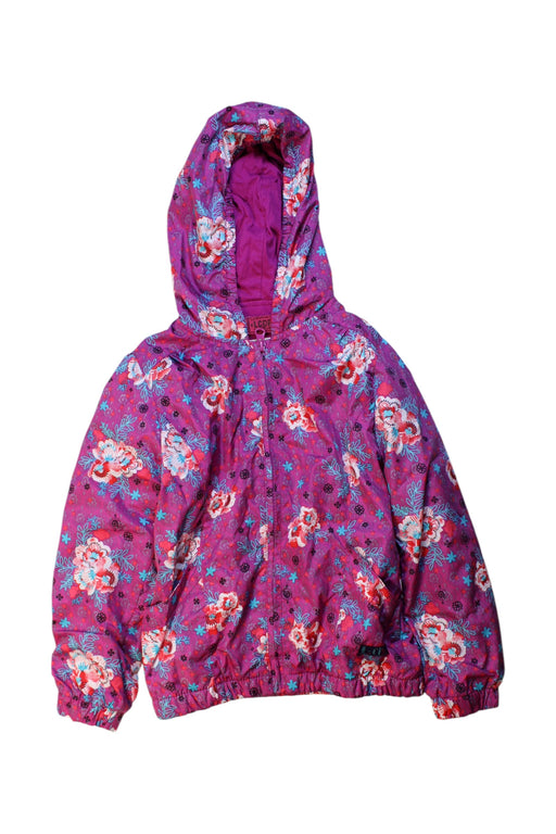 A Multicolour Puffer/Quilted Coats & Outerwear from La Compagnie des Petits in size 6T for girl. (Front View)