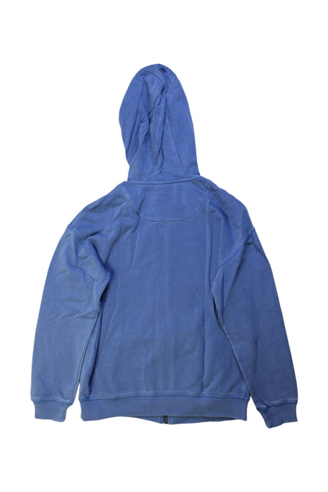 A Blue Zippered Sweatshirts from Boden in size 9Y for girl. (Back View)