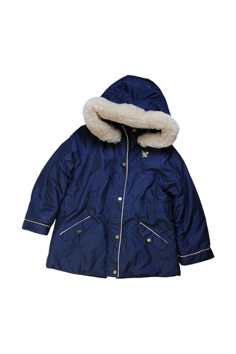 A Navy Puffer/Quilted Coats & Outerwear from Sergent Major in size 7Y for girl. (Front View)