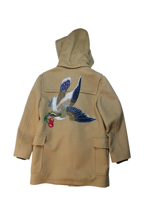 A Beige Coats from Gucci in size 8Y for boy. (Back View)