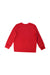 A Red Crewneck Sweatshirts from Momonittu in size 8Y for boy. (Back View)