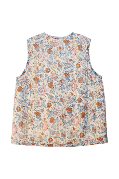 A Multicolour Outerwear Vests from Louise Misha in size 4T for girl. (Back View)