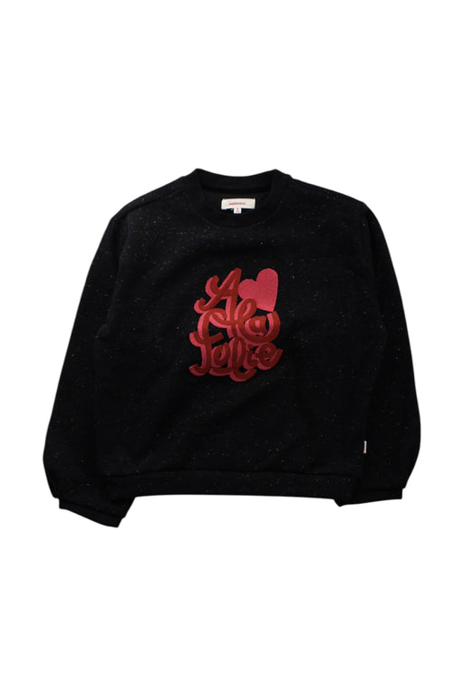 A Black Sweatshirts from Catimini in size 8Y for neutral. (Front View)