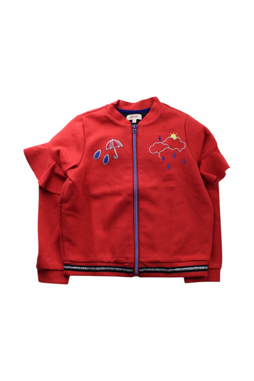 A Red Rain Jackets from Catimini in size 8Y for girl. (Front View)