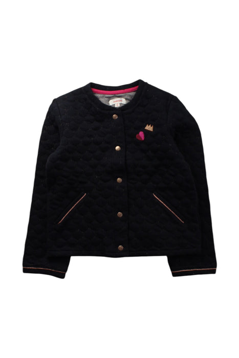 A Black Puffer/Quilted Jackets from Catimini in size 8Y for girl. (Front View)