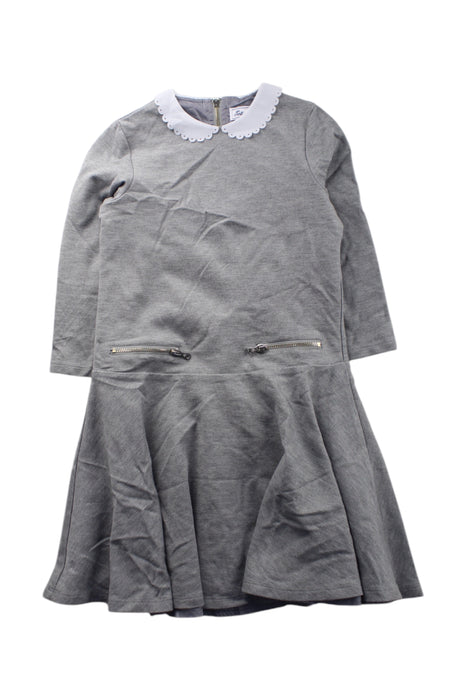 A Grey Long Sleeve Dresses from Tartine et Chocolat in size 8Y for girl. (Front View)