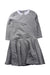 A Grey Long Sleeve Dresses from Tartine et Chocolat in size 8Y for girl. (Front View)