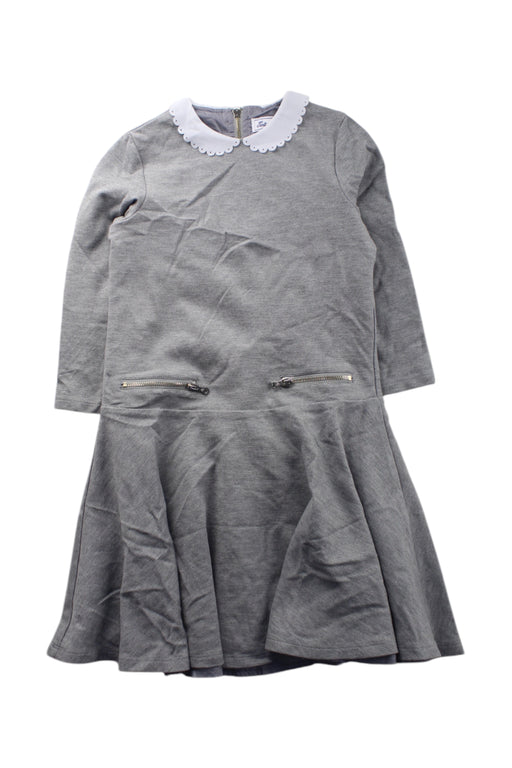 A Grey Long Sleeve Dresses from Tartine et Chocolat in size 8Y for girl. (Front View)