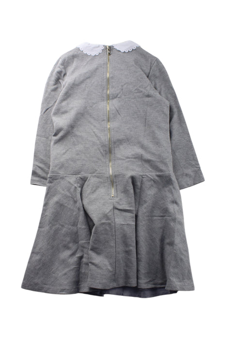A Grey Long Sleeve Dresses from Tartine et Chocolat in size 8Y for girl. (Back View)
