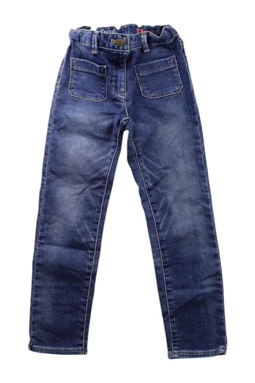 A Blue Jeans from Crewcuts in size 8Y for neutral. (Front View)