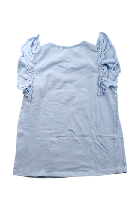 A Blue Short Sleeve Tops from Newness in size 8Y for girl. (Back View)
