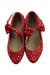 A Red Flats from Janie & Jack in size 6T for girl. (Back View)