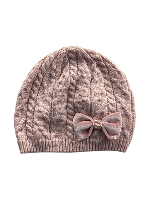 A Pink Winter Hats from Monsoon in size 3T for girl. (Front View)