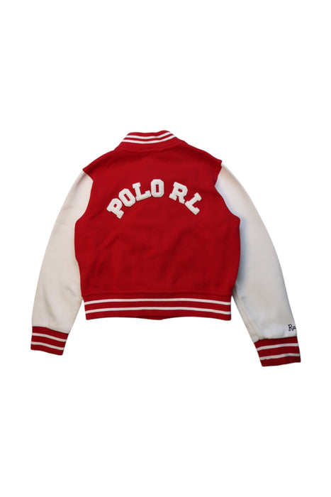 A Red Lightweight Jackets from Polo Ralph Lauren in size 6T for neutral. (Back View)