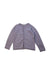 A Purple Cardigans from Bonpoint in size 3T for girl. (Front View)