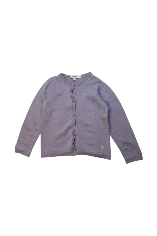 A Purple Cardigans from Bonpoint in size 3T for girl. (Front View)