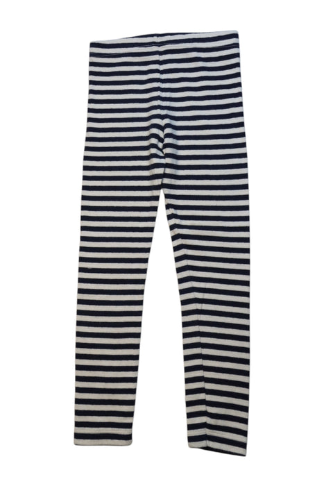 A White Leggings from Petit Bateau in size 4T for girl. (Back View)