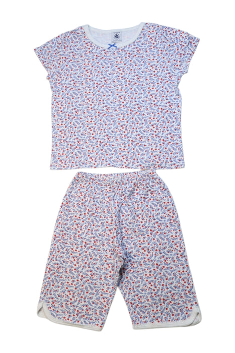 A Multicolour Shorts Sets from Petit Bateau in size 4T for girl. (Front View)