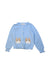 A Blue Cardigans from Momonittu in size 4T for girl. (Front View)